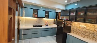 Kitchen Image of 1800 Sq.ft 3 BHK Apartment / Flat for sale in Siddharth Xclusive, Sargasan Gandhinagar for Rs. 9800000