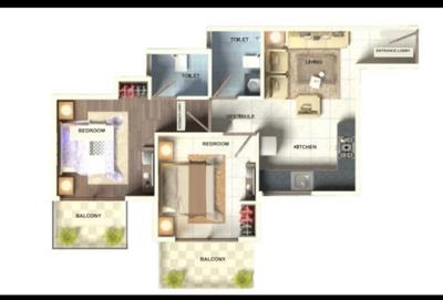 Image of 560 Sq.ft 2 BHK Apartment / Flat for sale in GLS Arawali City, Sector 4, Sohna for Rs. 3900000