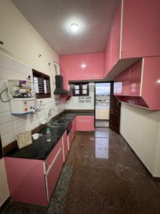 Kitchen Image of 1200 Sq.ft 3 BHK Apartment / Flat for rent in Guniagrahara Bengaluru for Rs. 21000