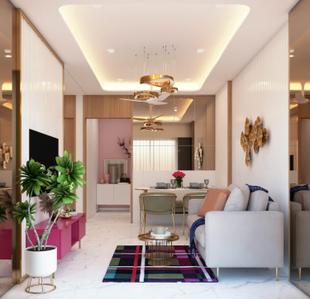 Hall Image of 650 Sq.ft 1 BHK Builder Floor for sale in Radha Krishna Residency, Palghar Mumbai for Rs. 3000000