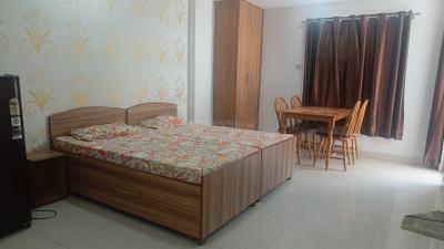 Bedroom Image of 450 Sq.ft 1 RK Builder Floor for rent in Sector 23 Dwarka New Delhi for Rs. 16000
