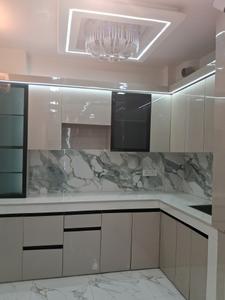 Kitchen Image of 900 Sq.ft 3 BHK Builder Floor for sale in Dwarka Mor New Delhi for Rs. 4650000