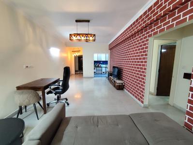 Hall Image of 1250 Sq.ft 2 BHK Apartment / Flat for rent in Prestige Palms, Whitefield Bengaluru for Rs. 62000