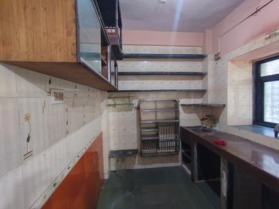 Kitchen Image of 650 Sq.ft 1 BHK Apartment / Flat for rent in Balaji Garden, Kopar Khairane Navi Mumbai for Rs. 33000