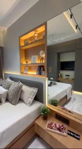 Bedroom Image of 775 Sq.ft 2 BHK Apartment / Flat for sale in Chandak GreenAiry, Borivali East Mumbai for Rs. 25700000