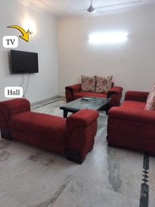 Hall Image of 1000 Sq.ft 2 BHK Builder Floor for rent in Lajpat Nagar New Delhi for Rs. 60000