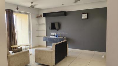 Living Room Image of 1325 Sq.ft 2 BHK Apartment / Flat for rent in Pacifica Reflections, Vaishno Devi Circle Ahmedabad for Rs. 34000