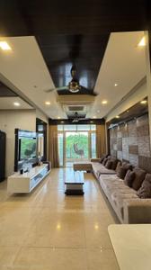 Living Room Image of 1900 Sq.ft 3 BHK Apartment / Flat for rent in Thaltej Ahmedabad for Rs. 80000