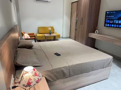 Bedroom Image of 750 Sq.ft 1 BHK Apartment / Flat for rent in Goyal Prime Plaza, Bodakdev Ahmedabad for Rs. 15000