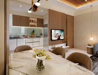 Bedroom Image of 850 Sq.ft 2 BHK Apartment / Flat for sale in Sereno Nexus Imperia, Moshi Pune for Rs. 6150000