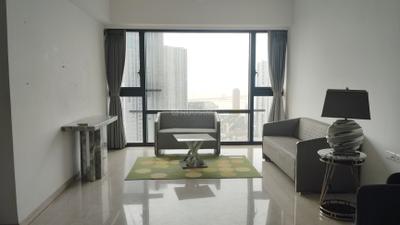 Living Room Image of 1600 Sq.ft 3 BHK Apartment / Flat for rent in Raheja Imperia, Lower Parel Mumbai for Rs. 320000