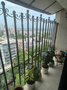 Balcony Image of 850 Sq.ft 2 BHK Apartment / Flat for rent in Rizvi Continental Tower, Pali Hill Mumbai for Rs. 190000