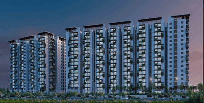 Image of 1785 Sq.ft 3 BHK Apartment / Flat for sale in Ananda The Drizzle by Ananda Homes, Puppalaguda, Hyderabad for Rs. 15200000