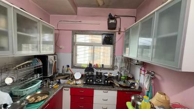 Kitchen Image of 582 Sq.ft 1 BHK Apartment / Flat for sale in Siddhi Highland Park, Thane West Thane for Rs. 9500000
