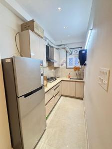 Kitchen Image of 850 Sq.ft 2 BHK Independent House for rent in Chhattarpur New Delhi for Rs. 33500