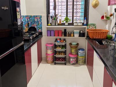 Kitchen Image of 758 Sq.ft 2 BHK Apartment / Flat for rent in Bhalchandra Upvan, Punawale Pune for Rs. 24000