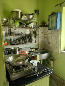 Kitchen Image of 550 Sq.ft 2 BHK Apartment / Flat for sale in Jadavpur Kolkata for Rs. 2500000