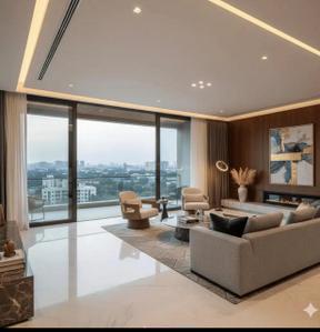 Hall Image of 1676 Sq.ft 3 BHK Apartment / Flat for sale in Graviti Hanging Gardens, Central Telecom Society Bengaluru for Rs. 22800000
