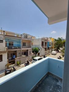 Balcony Image of 650 Sq.ft 1 RK Independent House for rent in Khodiyar Colony Jamnagar for Rs. 11000