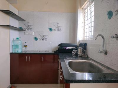 Kitchen Image of 400 Sq.ft 1 BHK Apartment / Flat for rent in Bellandur Bengaluru for Rs. 18000