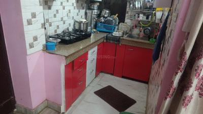 Kitchen Image of 901 Sq.ft 3 BHK Builder Floor for sale in Dwarka Mor New Delhi for Rs. 4400000