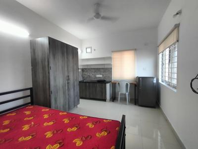 Bedroom Image of 400 Sq.ft 1 RK Studio for rent in Halasuru Bengaluru for Rs. 23000