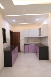 Kitchen Image of 1000 Sq.ft 2 BHK Builder Floor for rent in Gateway Eco Floors, Brijeshwari Annexe Indore for Rs. 17000