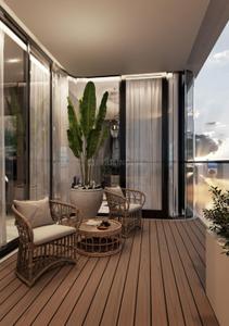 Balcony Image of 872 Sq.ft 1 BHK Apartment / Flat for sale in Al Satwa Dubai for Rs. 43765762