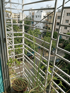 Balcony Image of 1240 Sq.ft 3 BHK Apartment / Flat for sale in Purbalok Kolkata for Rs. 5000000