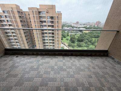 Balcony Image of 2412 Sq.ft 3 BHK Apartment / Flat for rent in Vinayak Courtyard , PDPU Road Gandhinagar for Rs. 35000