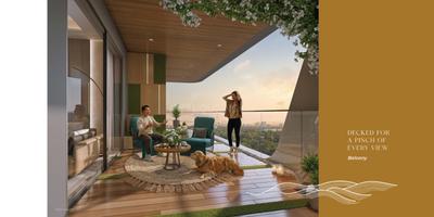 Balcony Image of 3787 Sq.ft 4 BHK Apartment / Flat for sale in Rishi Shekhar Global, Nipania Indore for Rs. 28402500