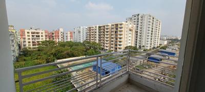 Balcony Image of 1197 Sq.ft 3 BHK Apartment / Flat for sale in Chinar Park Kolkata for Rs. 4700000