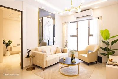 Hall Image of 1500 Sq.ft 3 BHK Apartment / Flat for sale in Ajmera Manhattan, Wadala East Mumbai for Rs. 45000000