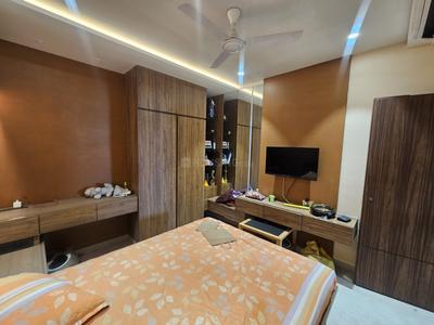 Bedroom Image of 1250 Sq.ft 3 BHK Apartment / Flat for rent in Mallhar Bhimashankar Heights, Dahisar West Mumbai for Rs. 80000