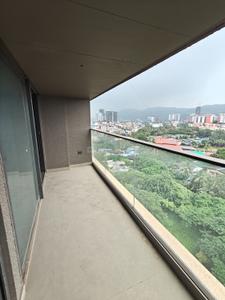 Balcony Image of 2200 Sq.ft 3 BHK Apartment / Flat for rent in Experio Platinum Elysium, Nerul Navi Mumbai for Rs. 90000