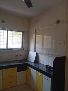 Kitchen Image of 650 Sq.ft 1 BHK Apartment / Flat for rent in Kothrud Pune for Rs. 22000