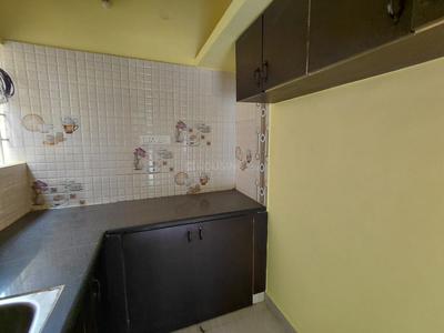 Kitchen Image of 450 Sq.ft 1 BHK Builder Floor for rent in Domlur Layout Bengaluru for Rs. 20000