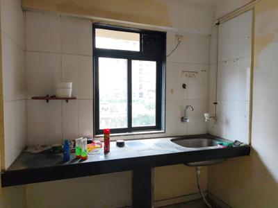 Kitchen Image of 600 Sq.ft 1 BHK Apartment / Flat for rent in Raunak City, Kalyan West Kalyan for Rs. 11500