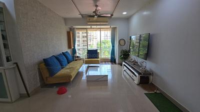 Living Room Image of 900 Sq.ft 2 BHK Apartment / Flat for sale in Rustomjee Ozone, Goregaon West Mumbai for Rs. 36600000