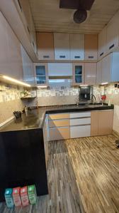Kitchen Image of 400 Sq.ft 1 RK Apartment / Flat for rent in Thane West Thane for Rs. 19000