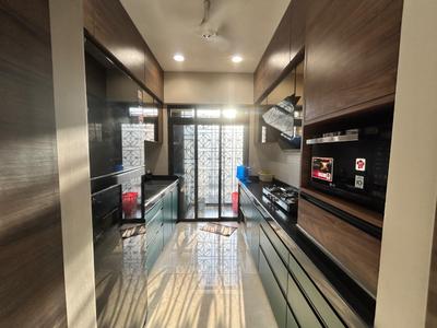 Kitchen Image of 1500 Sq.ft 3 BHK Apartment / Flat for rent in Lodha Sterling, Thane West Thane for Rs. 100000