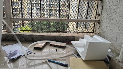 Balcony Image of 1115 Sq.ft 2 BHK Apartment / Flat for rent in Gajra Bhoomi Gardenia, Kalamboli Navi Mumbai for Rs. 34000