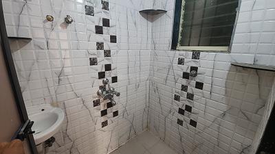 Bathroom Image of 650 Sq.ft 1 BHK Apartment / Flat for sale in Sharda Galaxy, Ulwe Navi Mumbai for Rs. 5400000