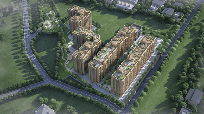 Image of 1054 Sq.ft 2 BHK Apartment / Flat for sale in Casagrand Zodiac, Ambattur Industrial Estate, Chennai for Rs. 7000000