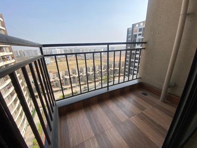 Balcony Image of 1100 Sq.ft 2 BHK Apartment / Flat for rent in Mantra Montana, Dhanori Pune for Rs. 26000
