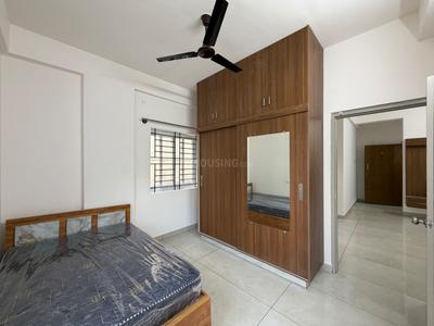 Bedroom Image of 700 Sq.ft 1 BHK Builder Floor for rent in HSR Layout Bengaluru for Rs. 35000