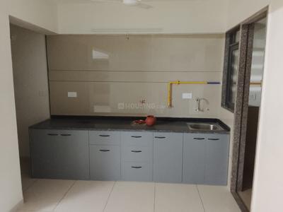 Kitchen Image of 950 Sq.ft 3 BHK Apartment / Flat for rent in Rashmi Nivaasa, Shela Ahmedabad for Rs. 27000