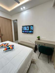 Bedroom Image of 750 Sq.ft 1 BHK Apartment / Flat for rent in Ramkrishna Apartments, Mansarovar Jaipur for Rs. 9000