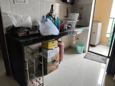 Kitchen Image of 559 Sq.ft 1 BHK Apartment / Flat for rent in Shapoorji Pallonji Joyville Hadapsar Annexe, Shewalewadi Pune for Rs. 22500
