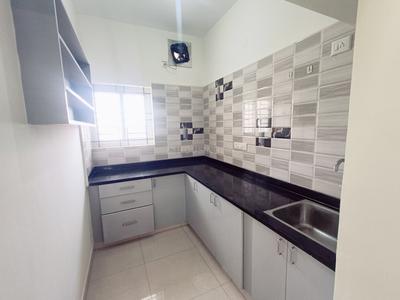Kitchen Image of 1000 Sq.ft 1 BHK Builder Floor for rent in HSR Layout Bengaluru for Rs. 30000